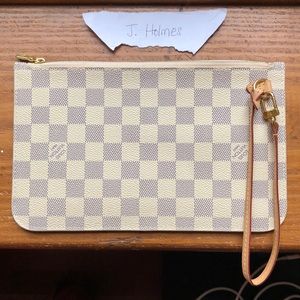 Louis Vuitton Damier Azur wristlet